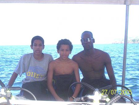 mn frère,mn père et moi